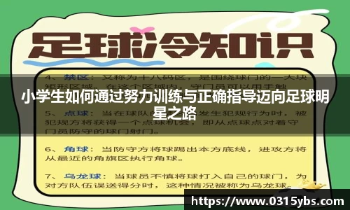 小学生如何通过努力训练与正确指导迈向足球明星之路